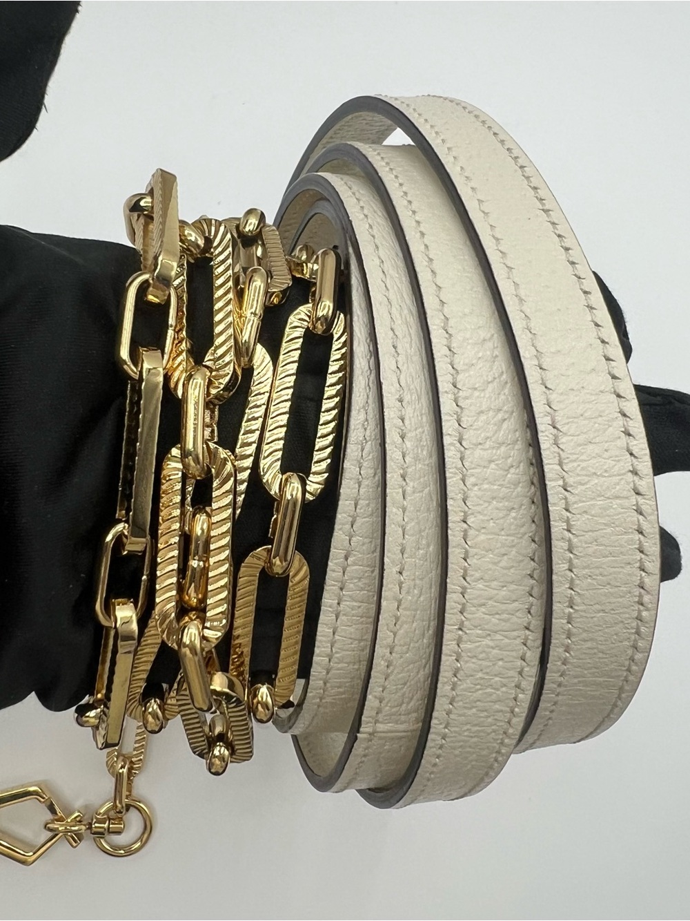 Gucci Osiride Top-handle Crossbody in beige Python&calfskin&canvas gold hardware - Picture 13 of 16